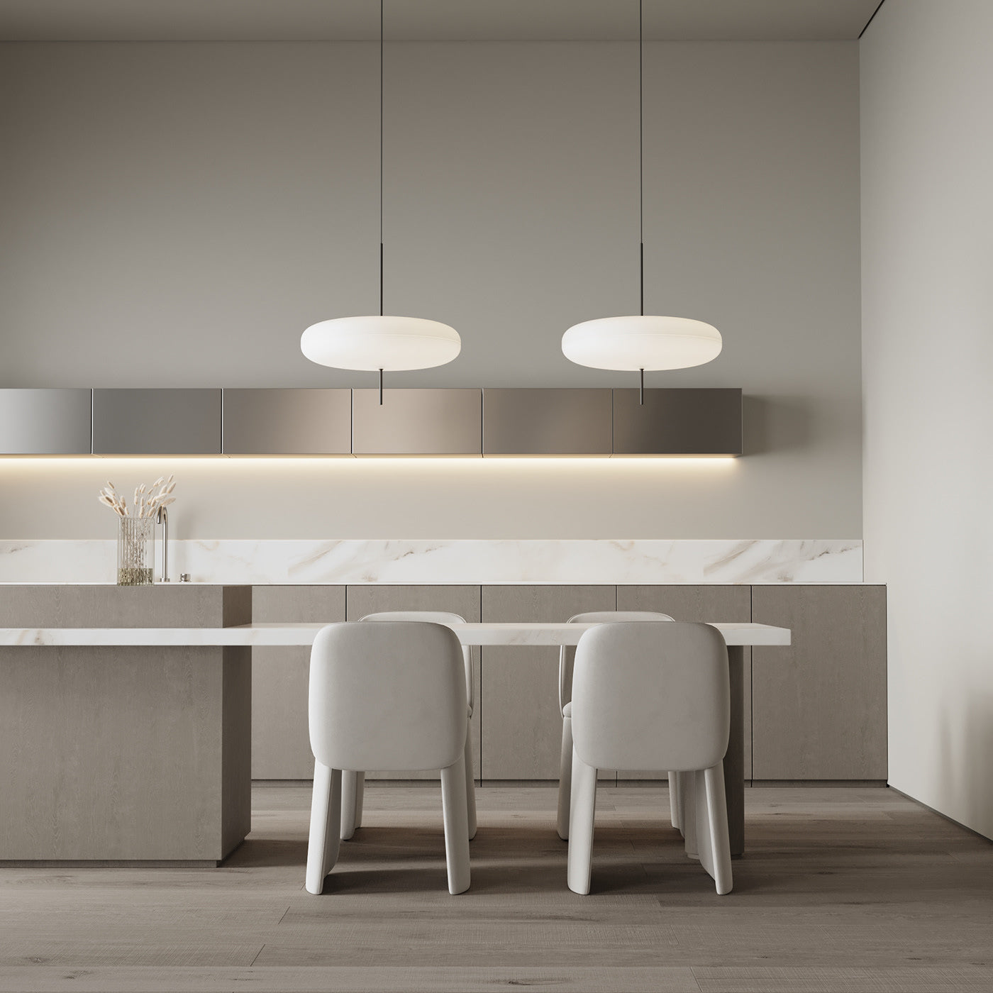 Rivaniella Pendant Lamp Joined Black-Painted for Living Room