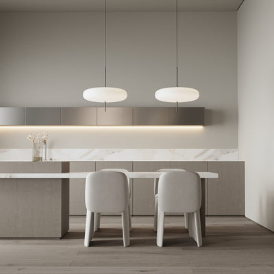 Rivaniella Pendant Lamp Joined Black-Painted for Living Room