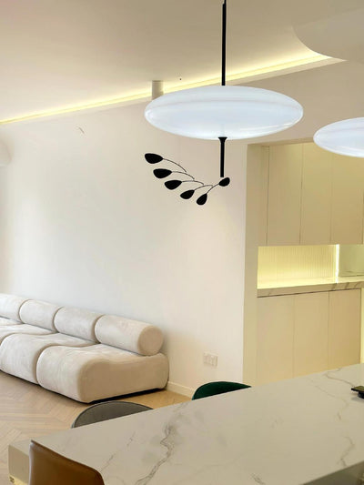 Rivaniella Pendant Lamp Joined Black-Painted for Living Room