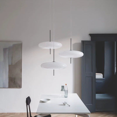 Rivaniella Pendant Lamp Joined Black-Painted for Living Room