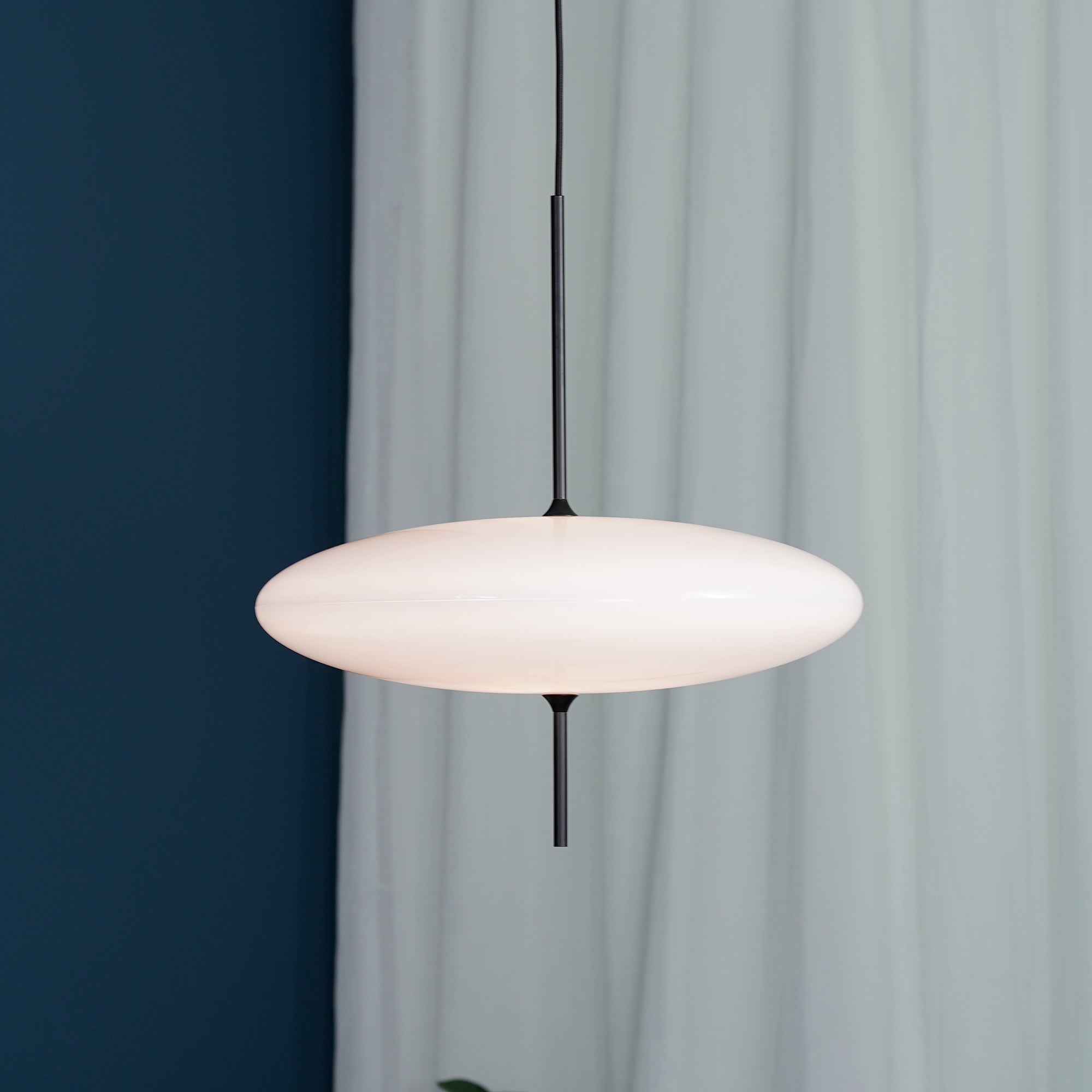 Rivaniella Pendant Lamp Joined Black-Painted for Living Room