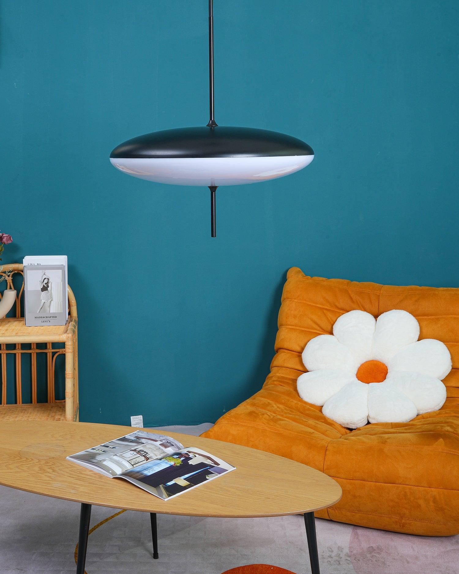Rivaniella Pendant Lamp Joined Black-Painted for Living Room