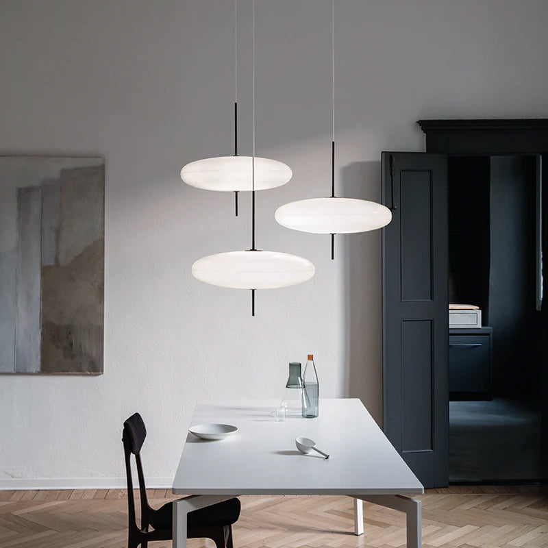 Rivaniella Pendant Lamp Joined Black-Painted for Living Room