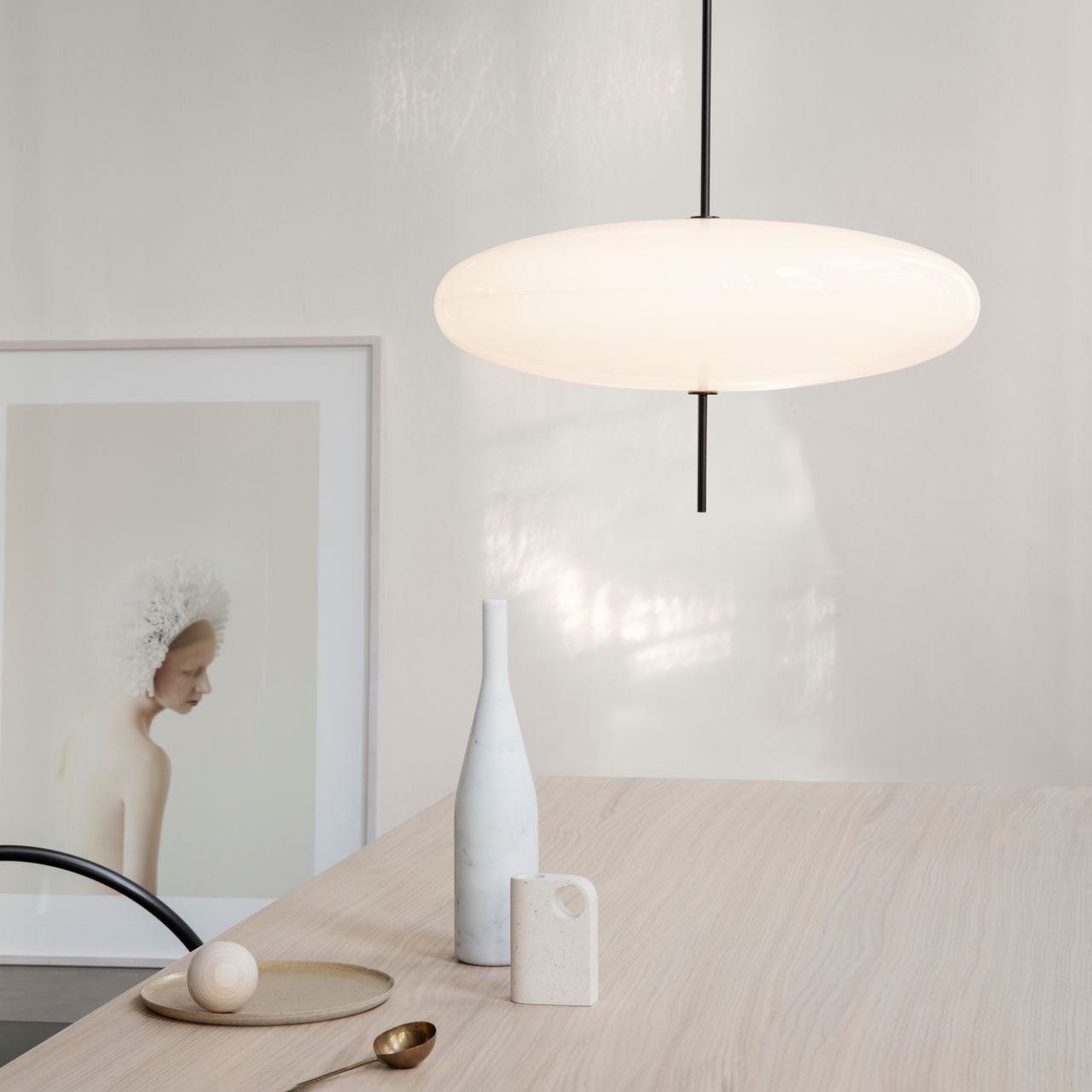 Rivaniella Pendant Lamp Joined Black-Painted for Living Room