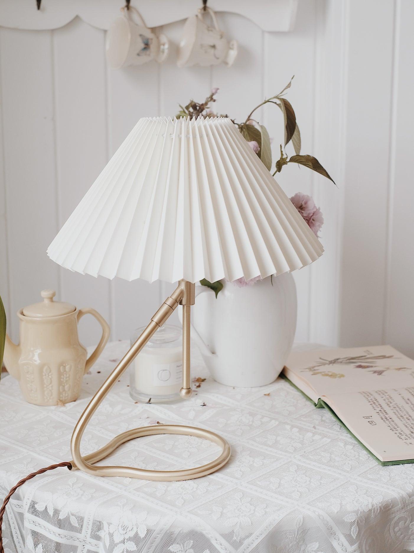 Linuia Clear Fabric Table Lamp