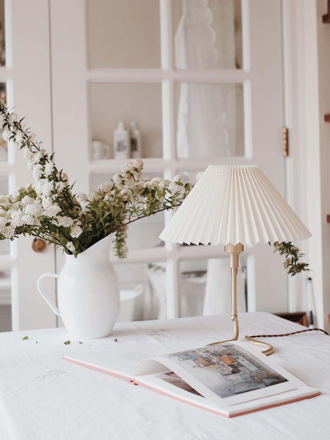 Linuia Clear Fabric Table Lamp