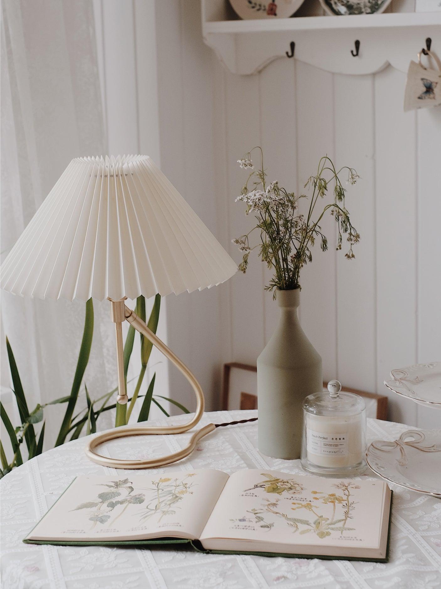 Linuia Clear Fabric Table Lamp