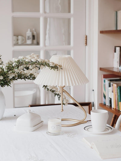 Linuia Clear Fabric Table Lamp