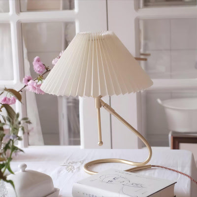 Linuia Clear Fabric Table Lamp