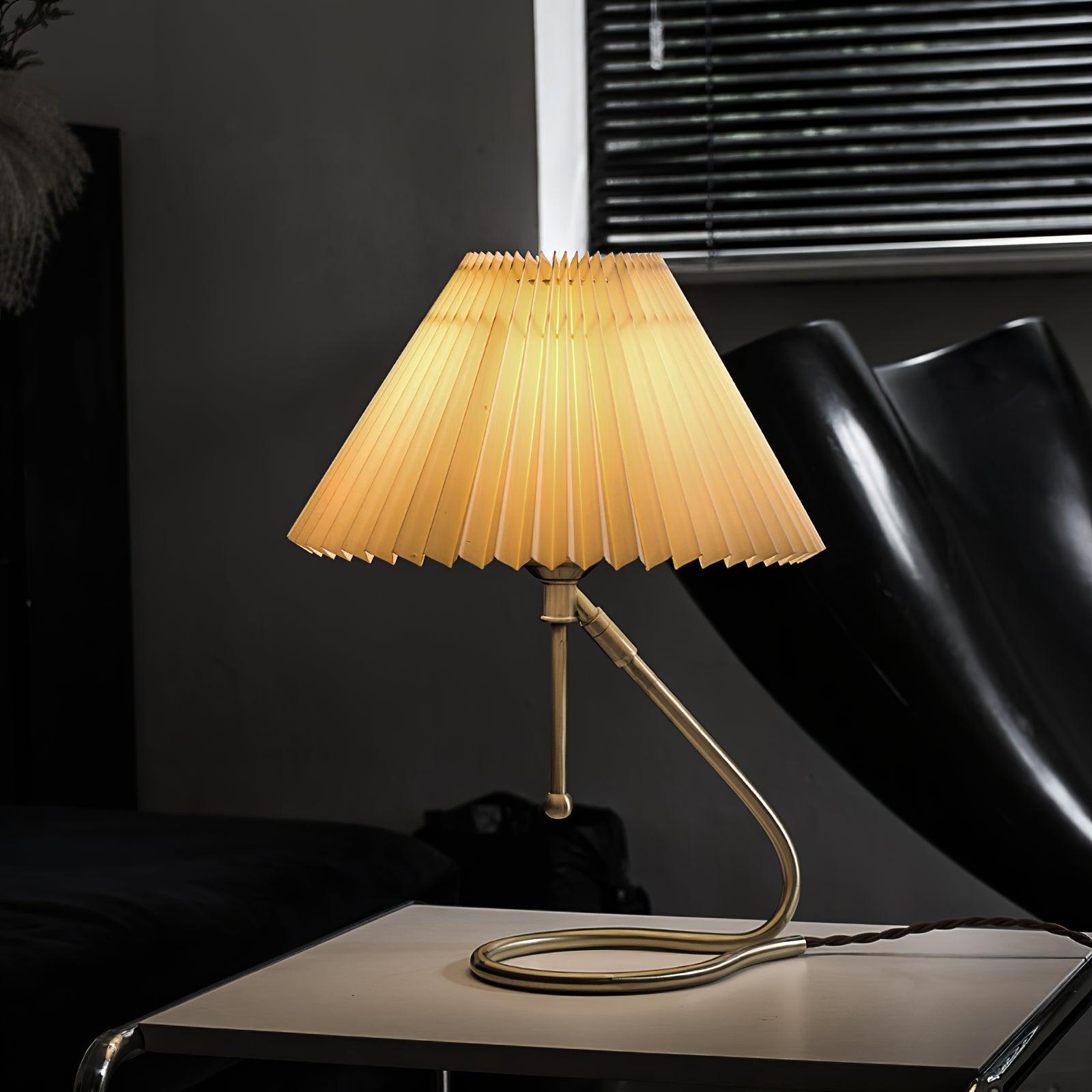 Linuia Clear Fabric Table Lamp