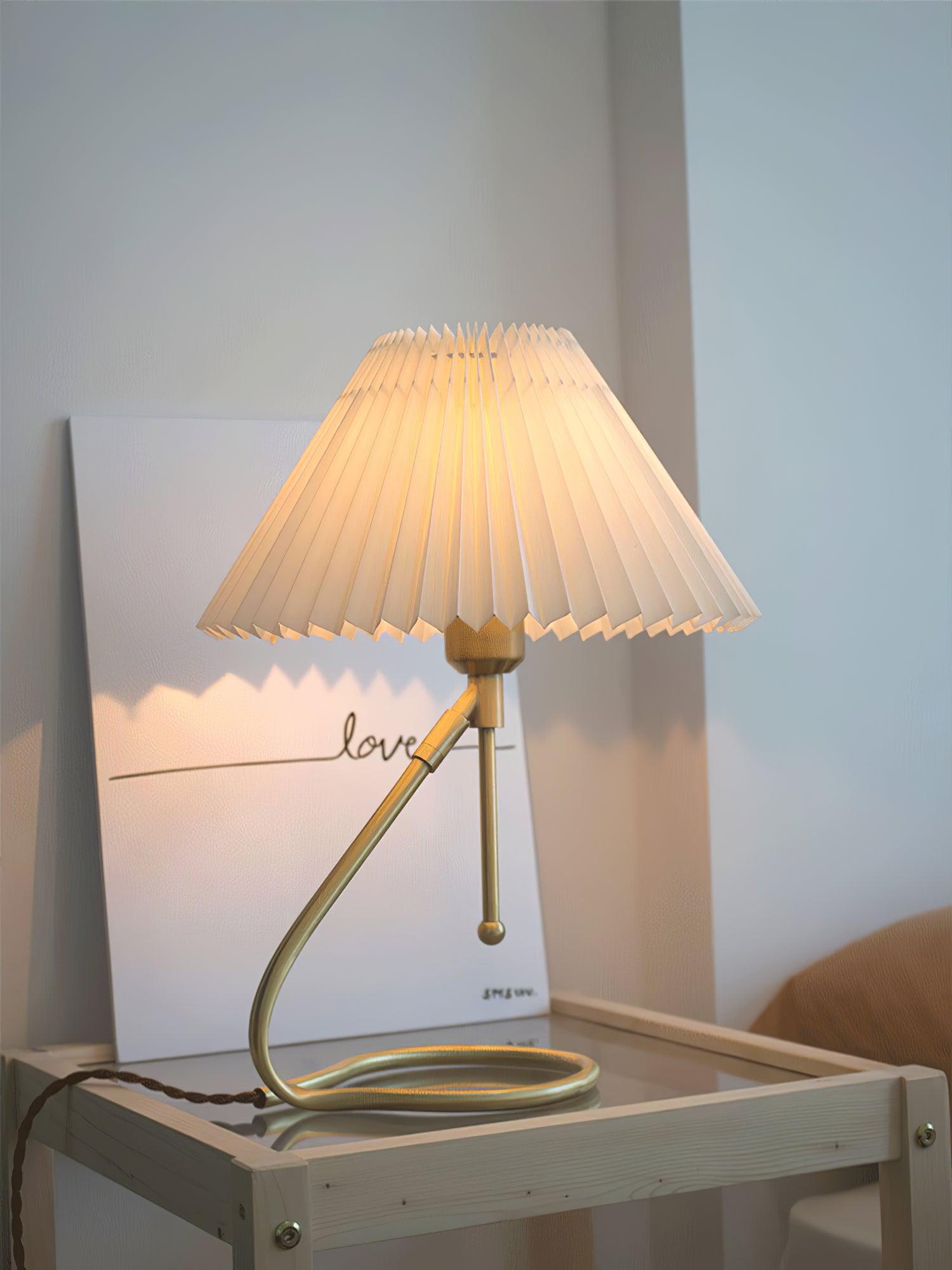 Linuia Clear Fabric Table Lamp
