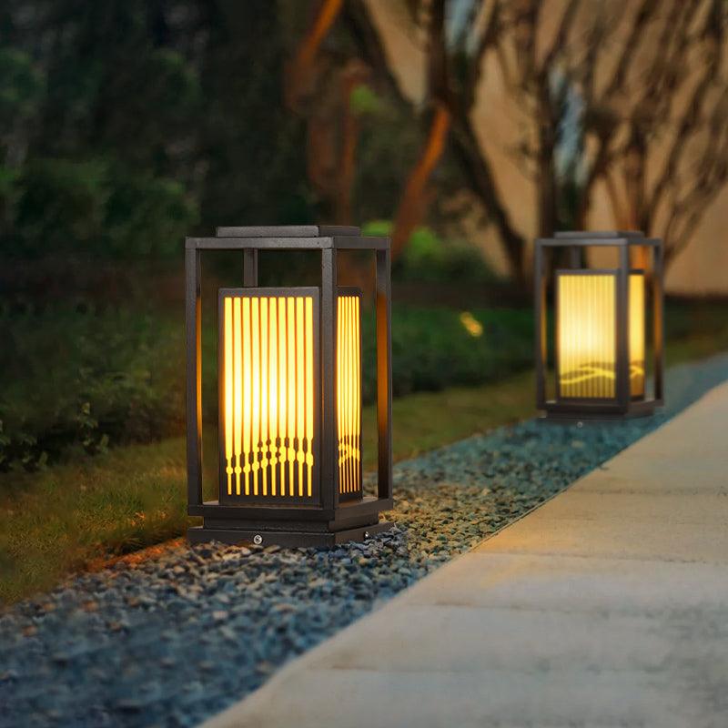 Myraeira Lantern Alabaster Outdoor Light