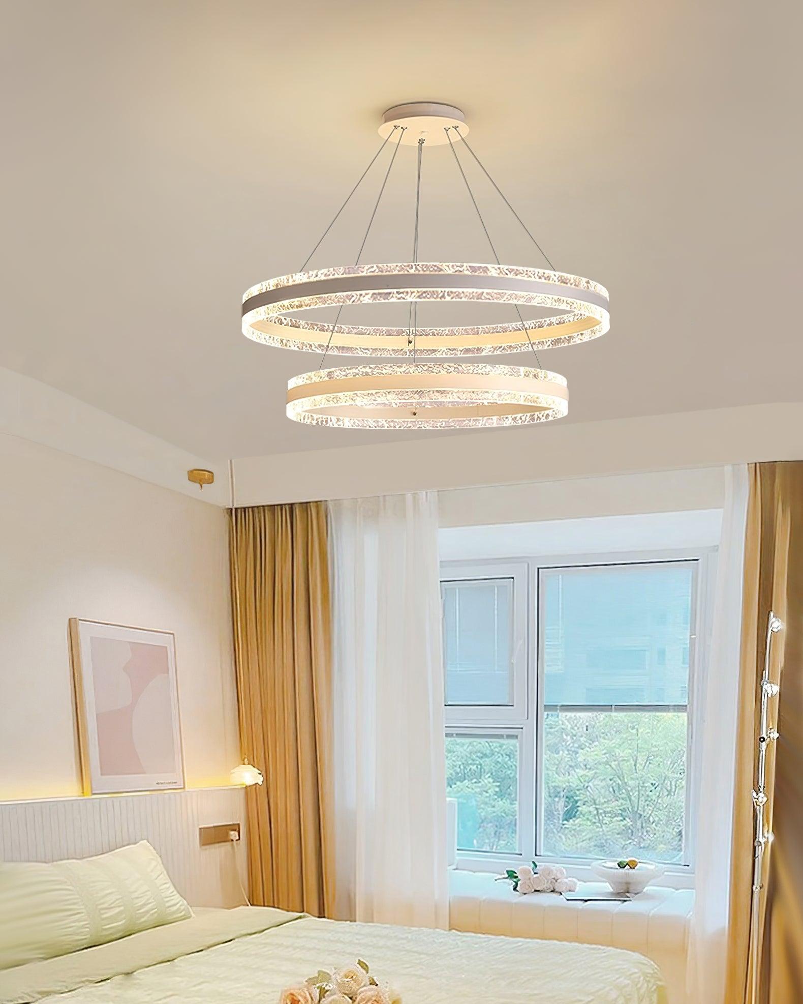 Aroxen Pendant Lamp Modern LED Circle Rings