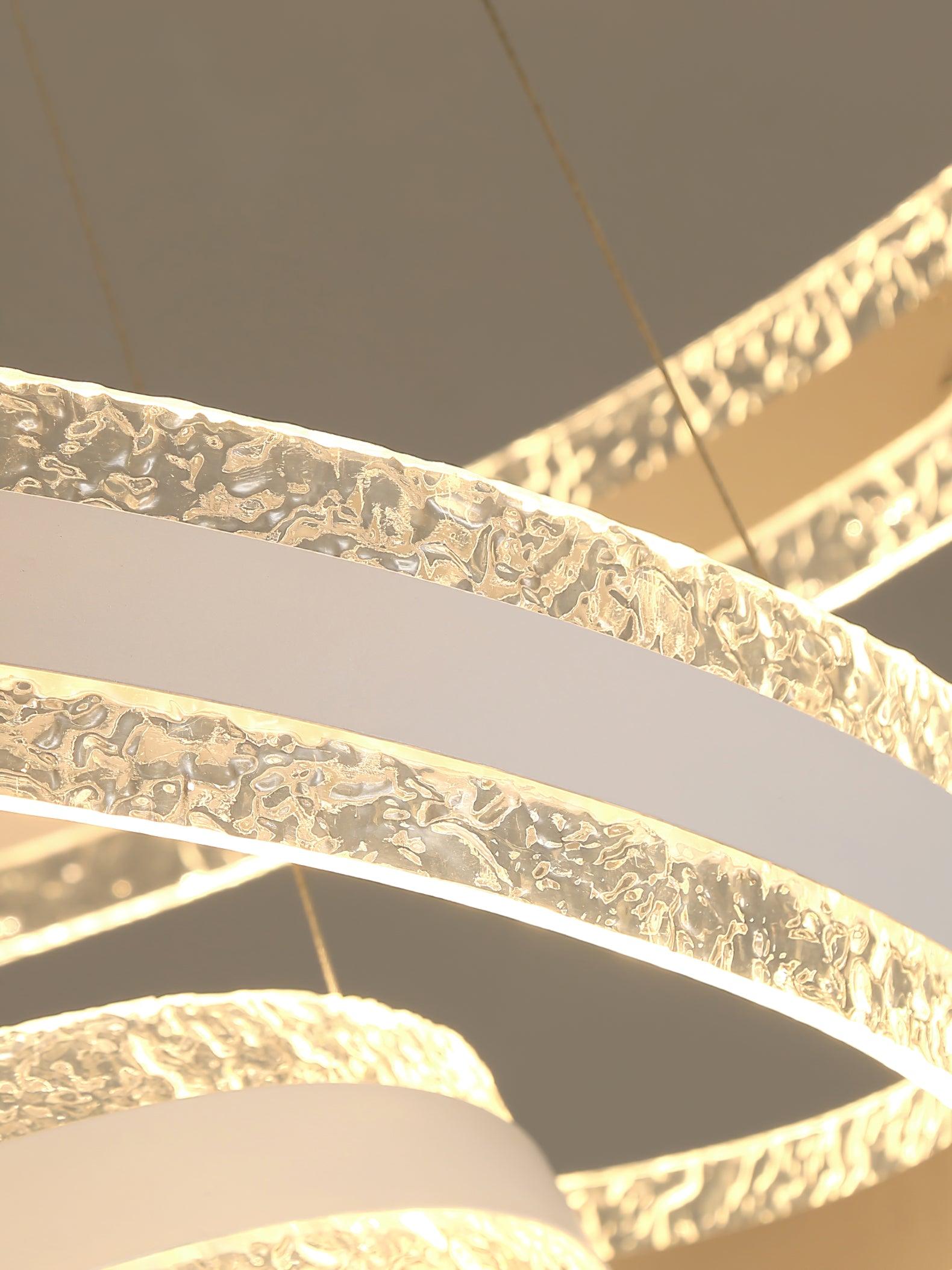 Aroxen Pendant Lamp Modern LED Circle Rings
