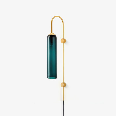 Valentina Modern Glass Plug-In Wall Lamp