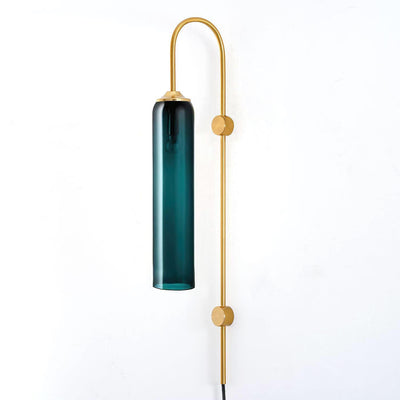 Valentina Modern Glass Plug-In Wall Lamp