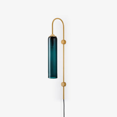 Valentina Modern Glass Plug-In Wall Lamp