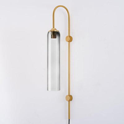Valentina Modern Glass Plug-In Wall Lamp