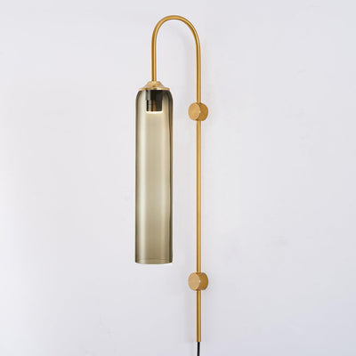 Valentina Modern Glass Plug-In Wall Lamp