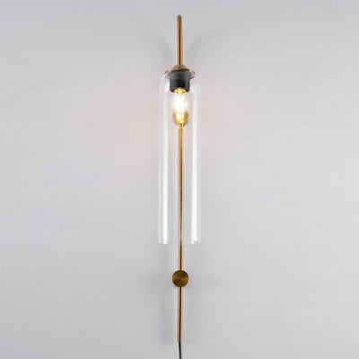 Valentina Modern Glass Plug-In Wall Lamp
