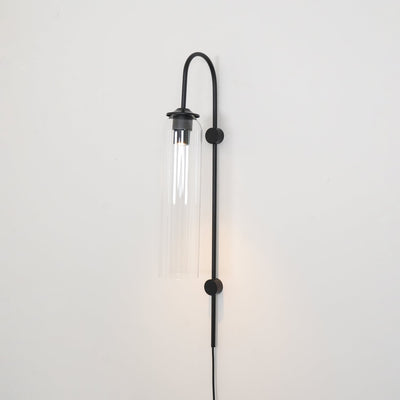 Valentina Modern Glass Plug-In Wall Lamp