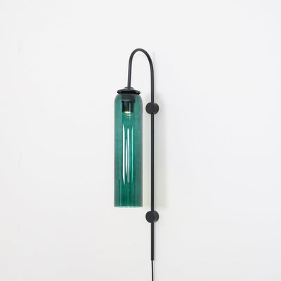Valentina Modern Glass Plug-In Wall Lamp