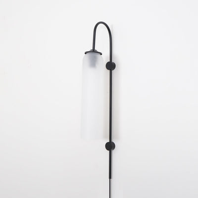 Valentina Modern Glass Plug-In Wall Lamp