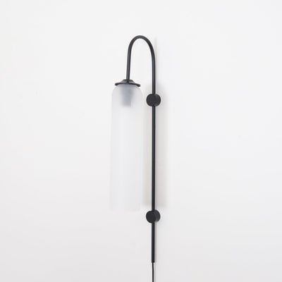 Valentina Modern Glass Plug-In Wall Lamp