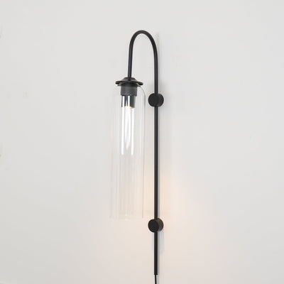 Valentina Modern Glass Plug-In Wall Lamp