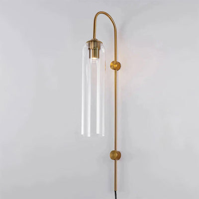 Valentina Modern Glass Plug-In Wall Lamp