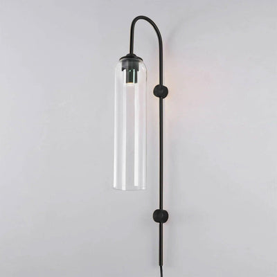 Valentina Modern Glass Plug-In Wall Lamp