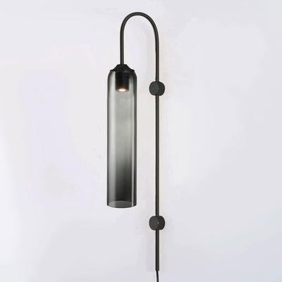 Valentina Modern Glass Plug-In Wall Lamp