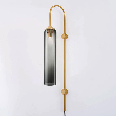 Valentina Modern Glass Plug-In Wall Lamp