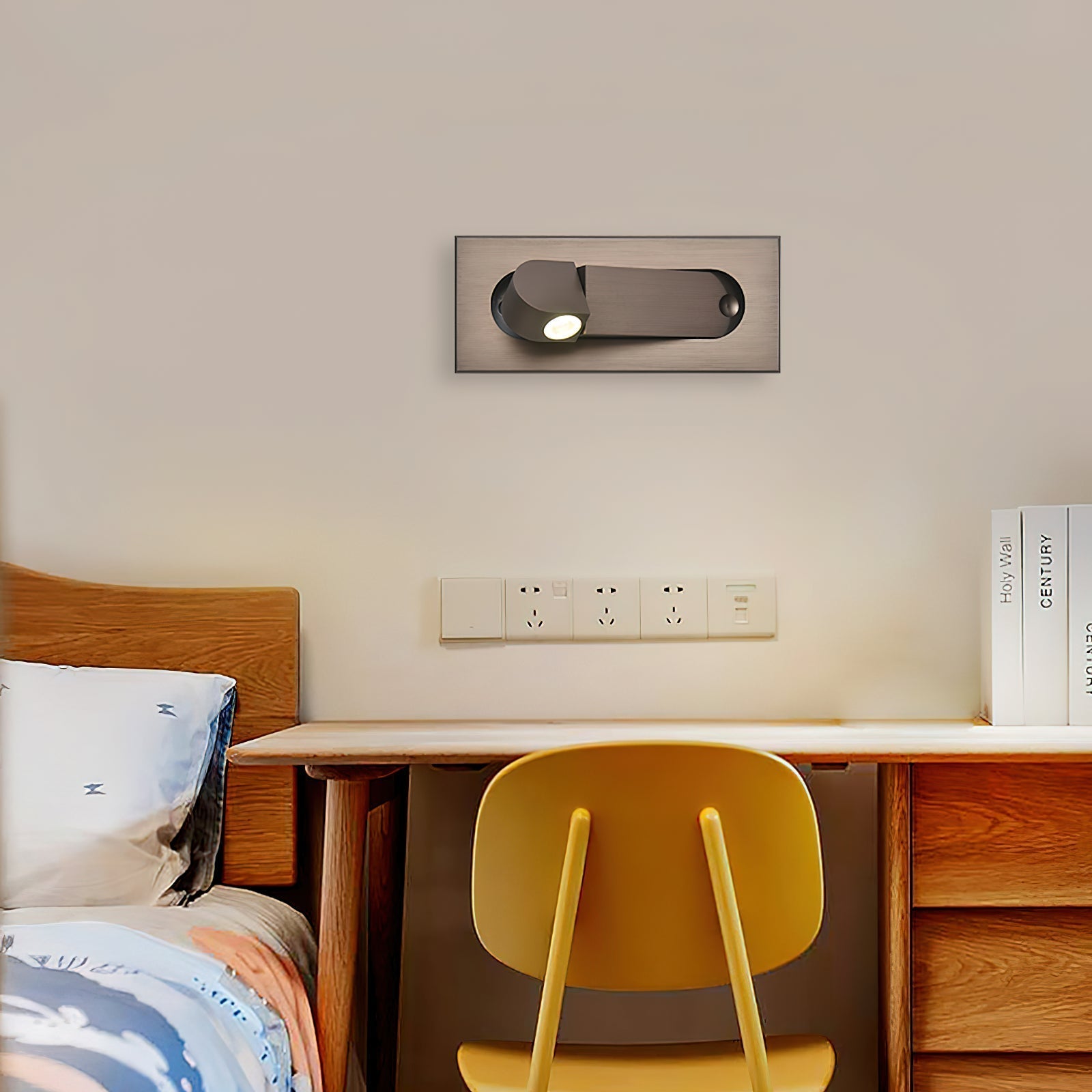 Lumisiella Reading Light Modern LED Bedside Adjustable