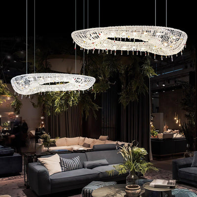 Bior Embellished Crystal Pendant Light