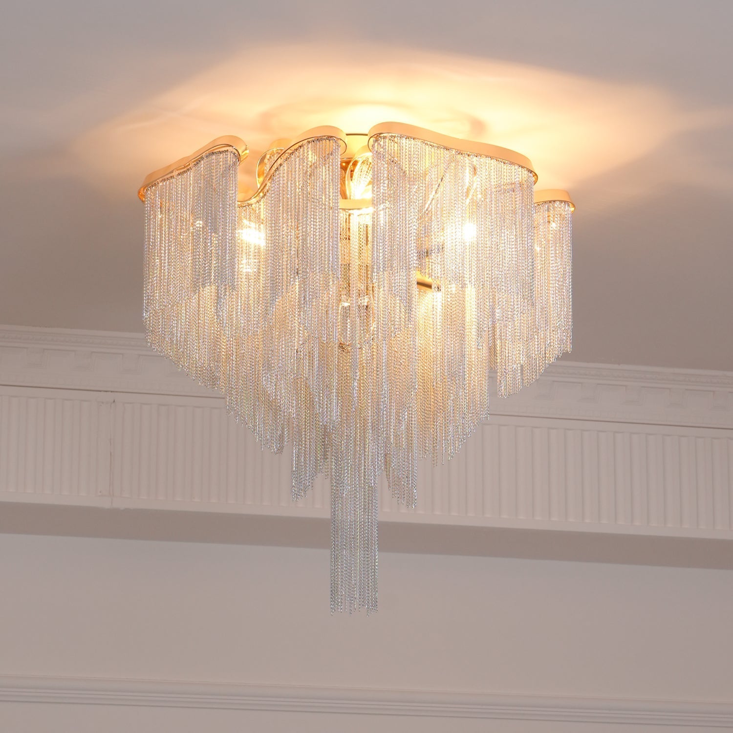 Mevrin Ceiling Lamp Modern Tassel Art