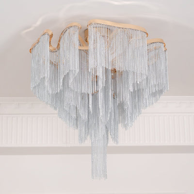 Mevrin Ceiling Lamp Modern Tassel Art