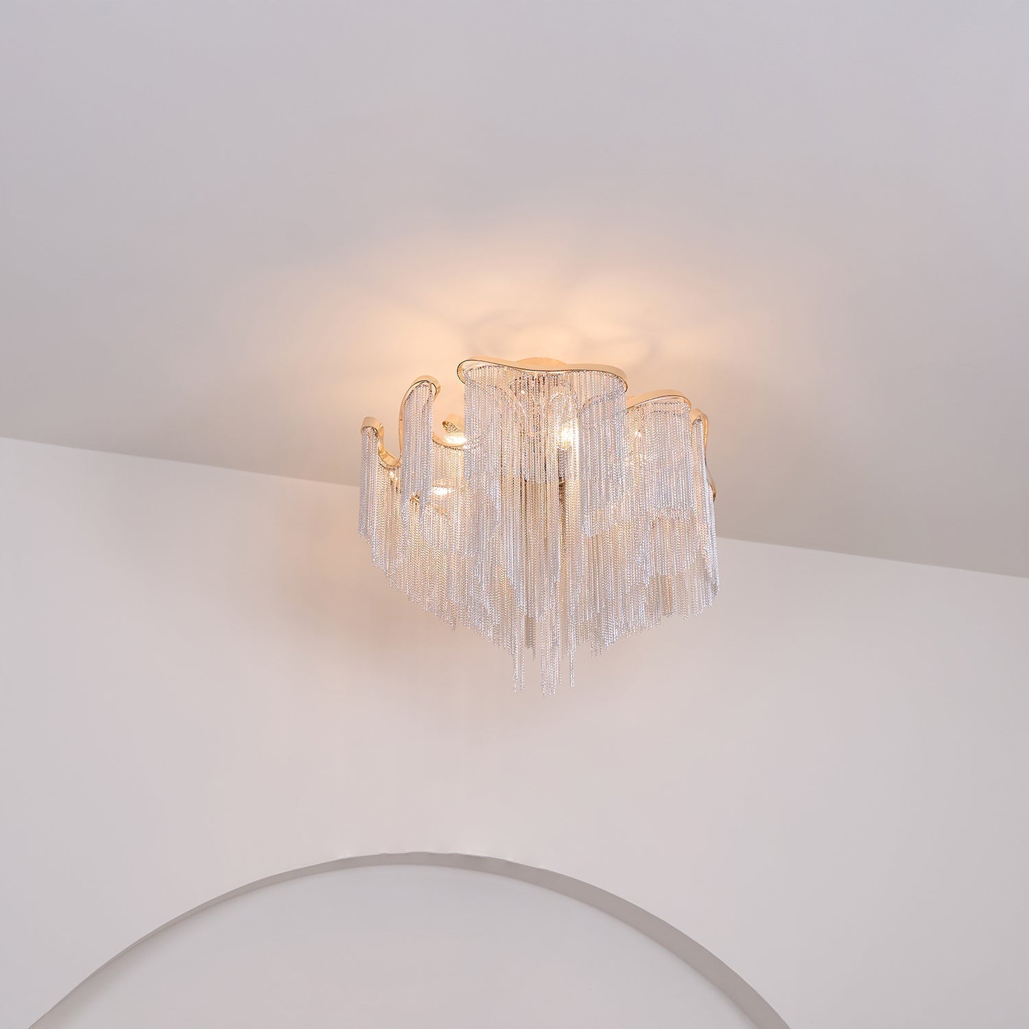 Mevrin Ceiling Lamp Modern Tassel Art