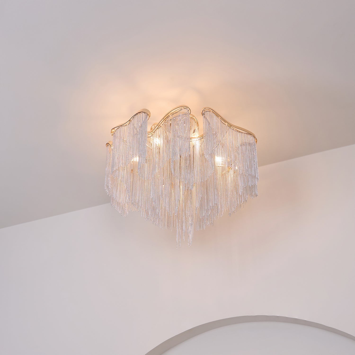 Mevrin Ceiling Lamp Modern Tassel Art