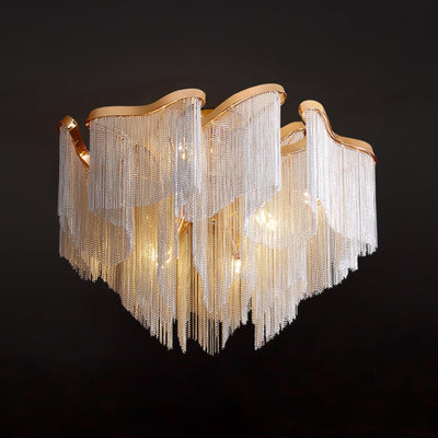 Mevrin Ceiling Lamp Modern Tassel Art