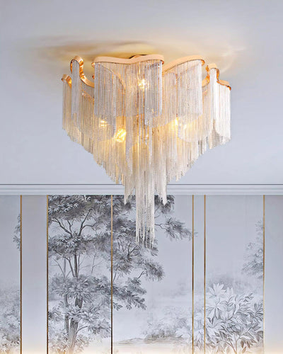 Mevrin Ceiling Lamp Modern Tassel Art