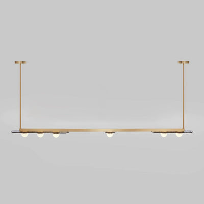 Solerelle Chandelier LED Linear Gold Frame