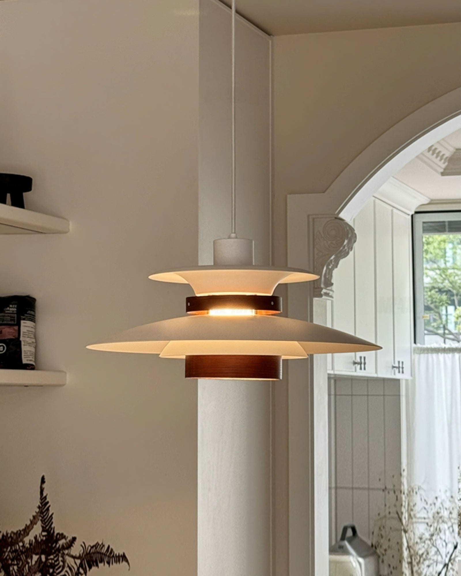 Sylelenne Wood Steel Pendant Lamp