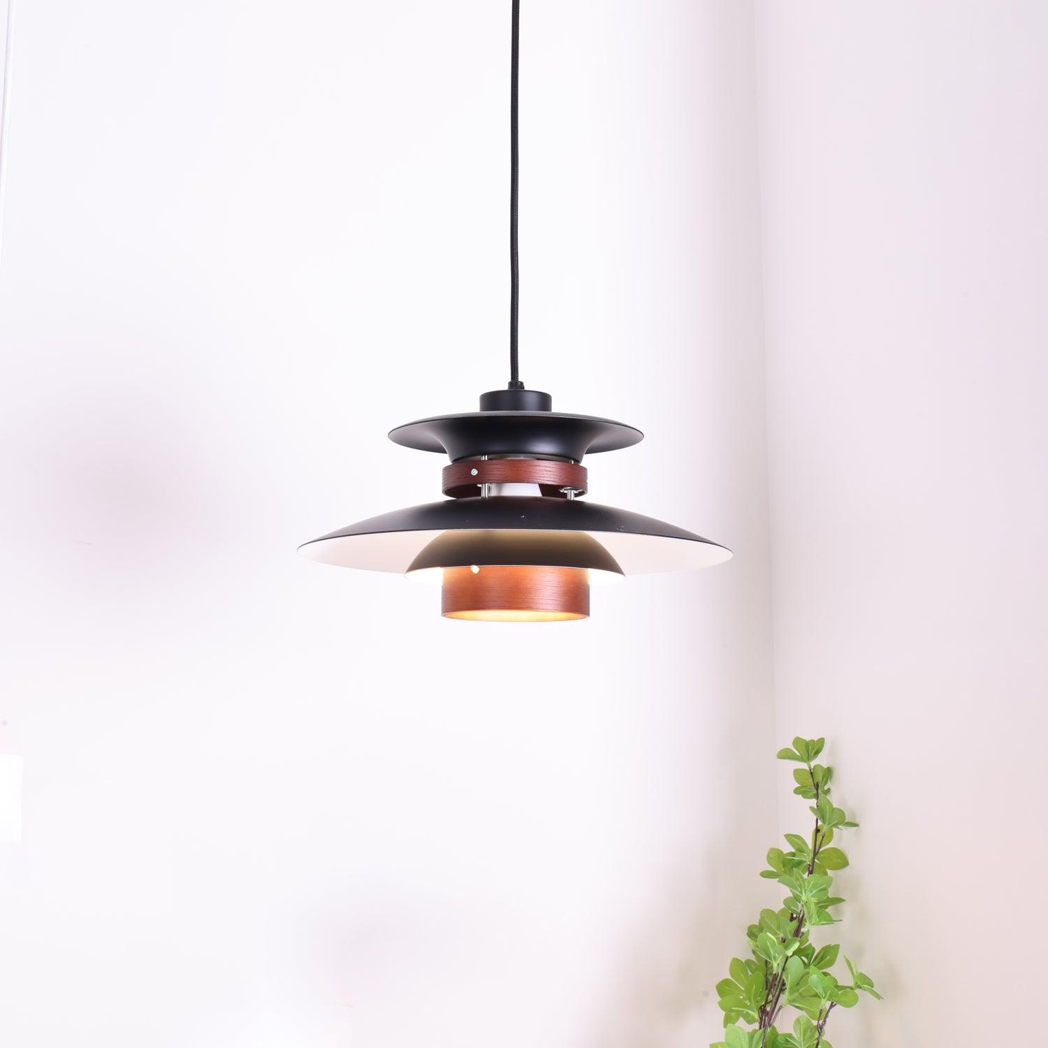 Sylelenne Wood Steel Pendant Lamp