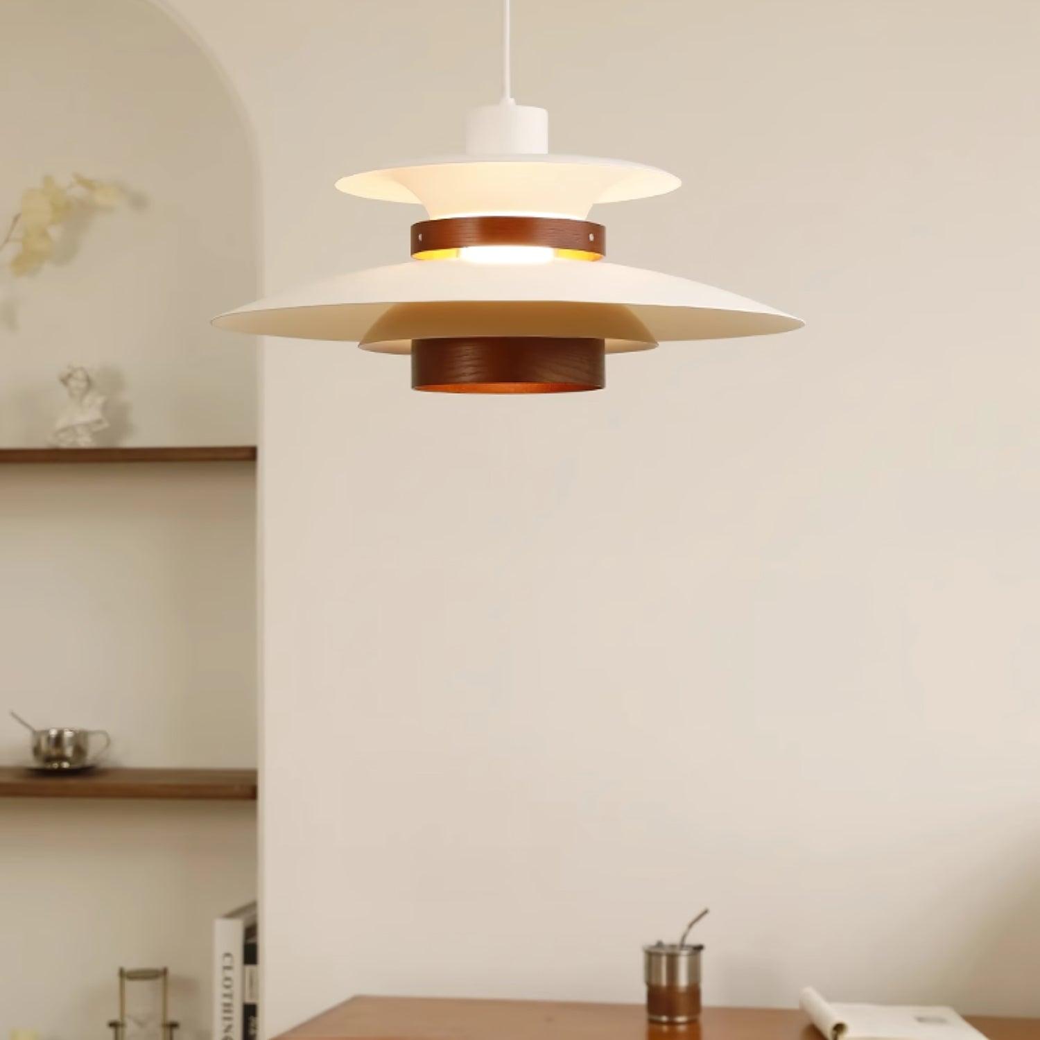 Sylelenne Wood Steel Pendant Lamp