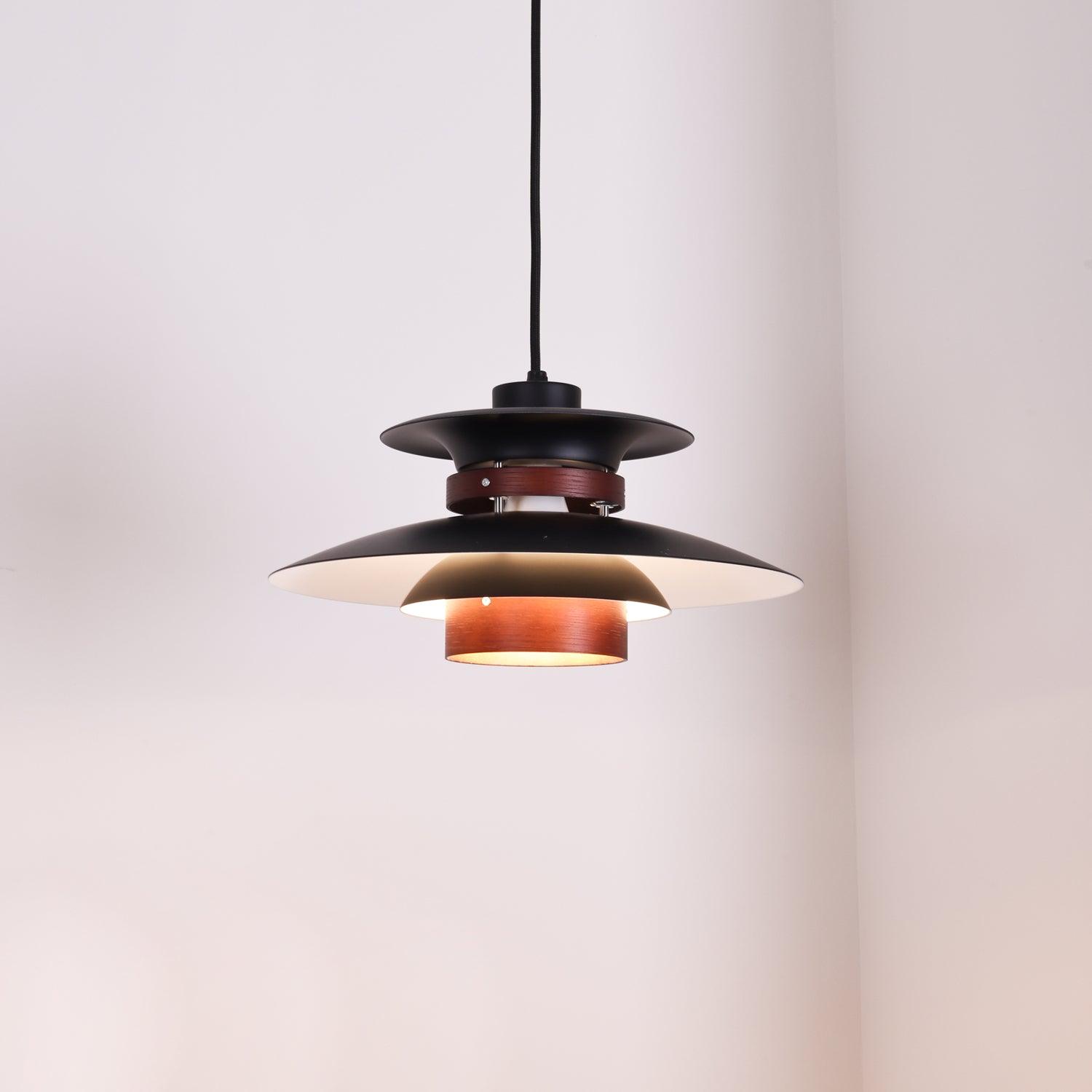 Sylelenne Wood Steel Pendant Lamp
