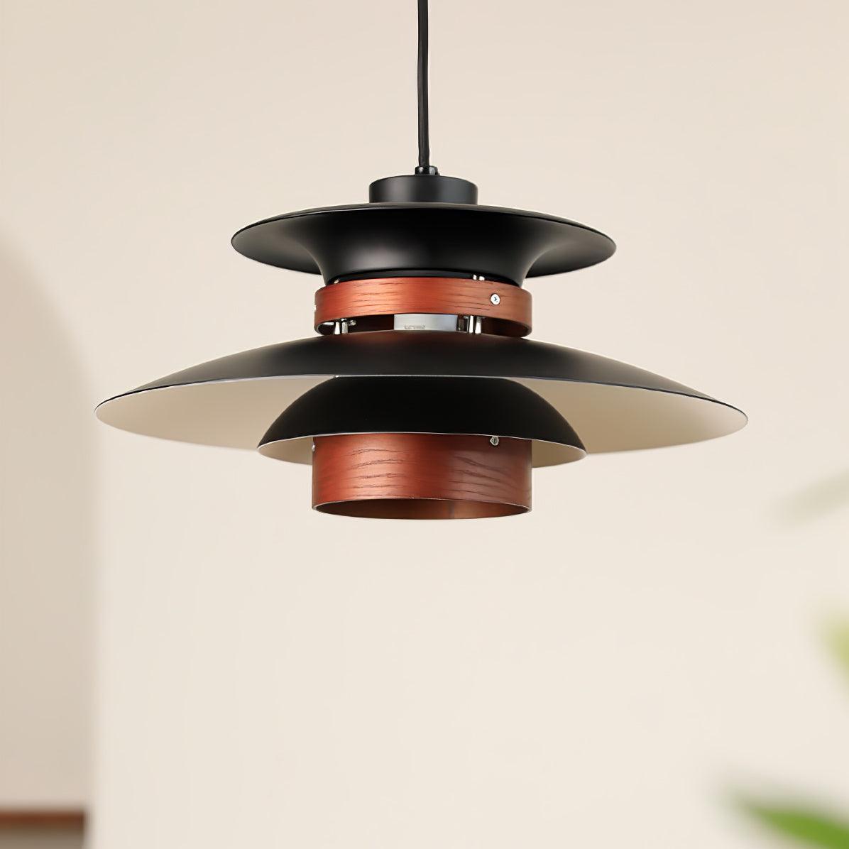 Sylelenne Wood Steel Pendant Lamp