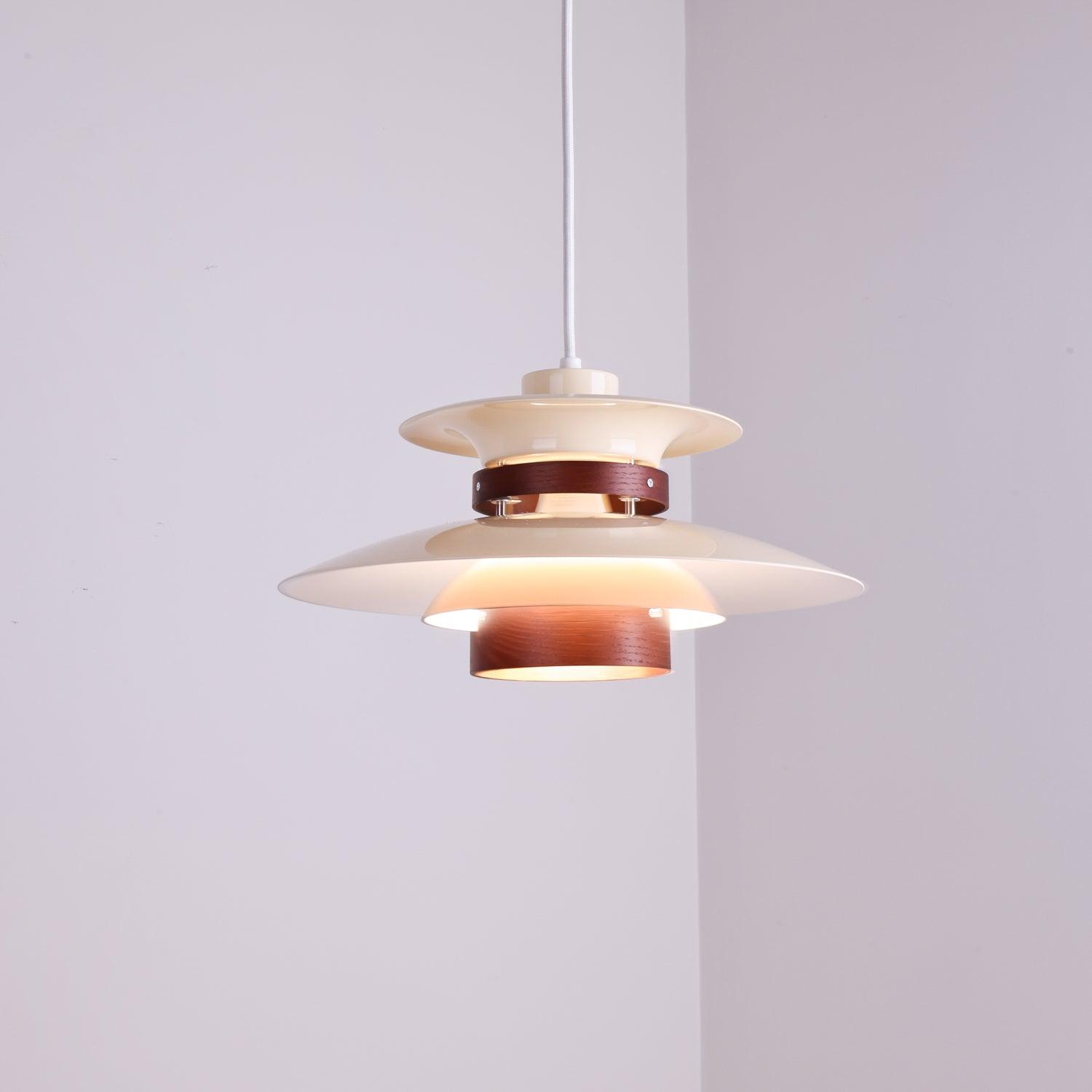 Sylelenne Wood Steel Pendant Lamp