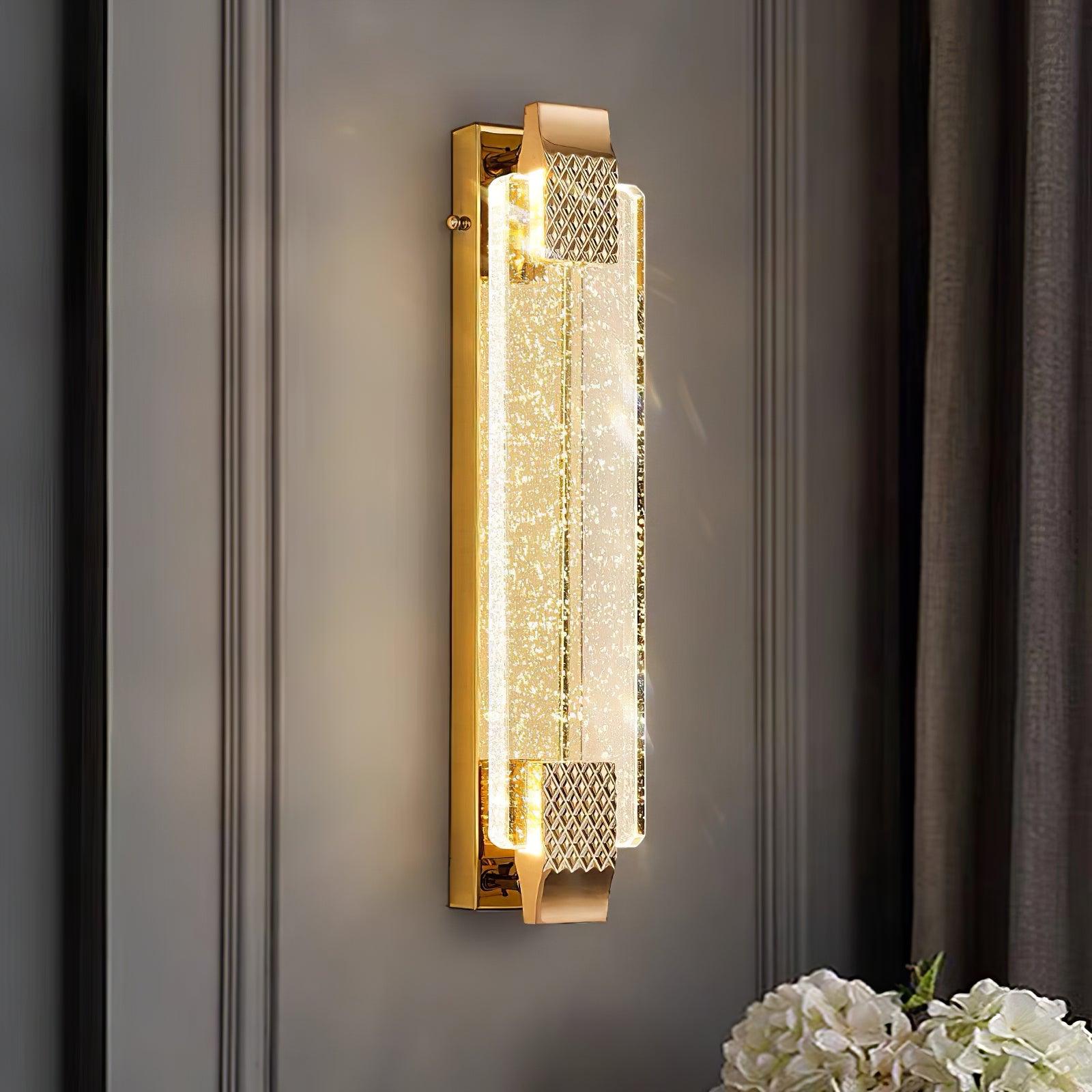 Tevan Crystal Glam Wall Lamp