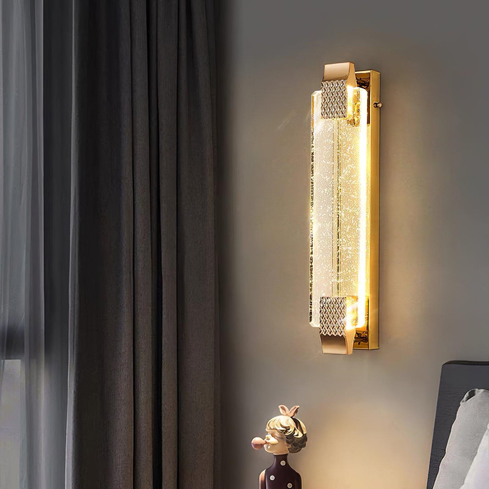 Tevan Crystal Glam Wall Lamp
